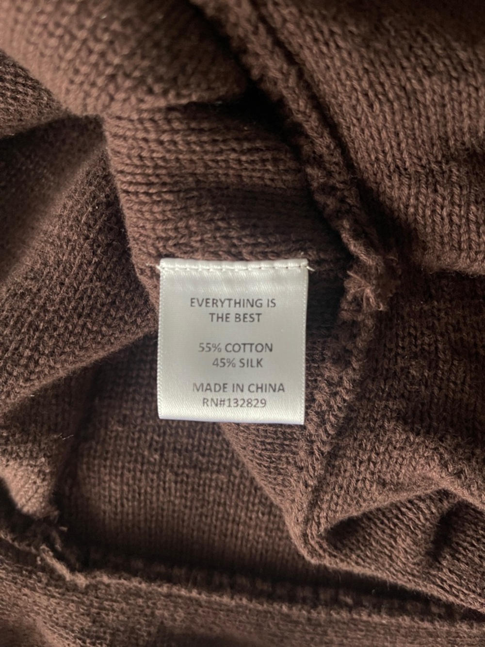 LPA Truffle Brown Ruffle Knit Cardigan - Picture 3 of 4